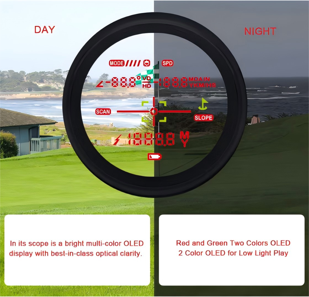 oled golf rangefinder